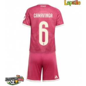 Real Madrid Eduardo Camavinga #6 Kolmaspaita Lapsille 2026-27 Lyhythihainen (+ shortsit)